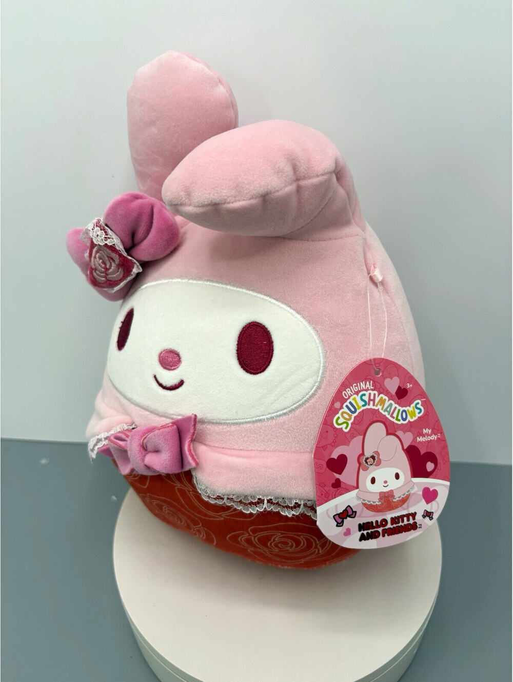 Squishmallows My Melody Hello Kitty & Friends Plush Stuffed Animal Pink Red